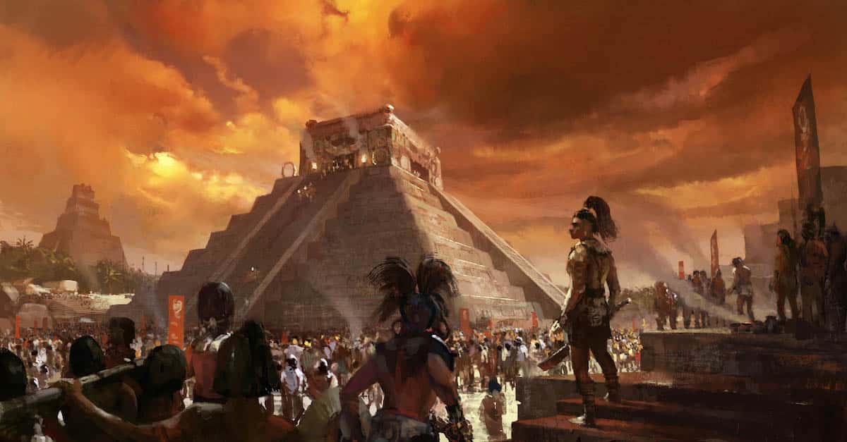 The rise and fall of the Mayan civilization