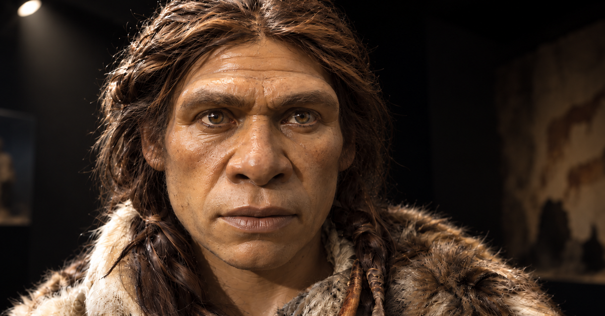 Neanderthal in museum