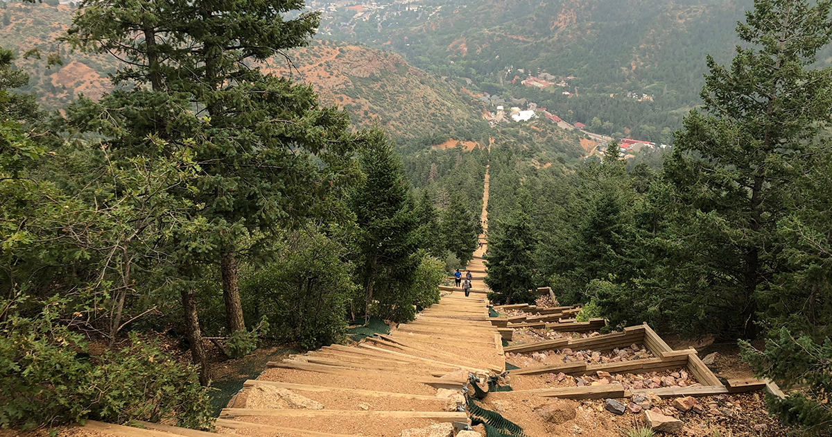 The Manitou Incline, Colorado