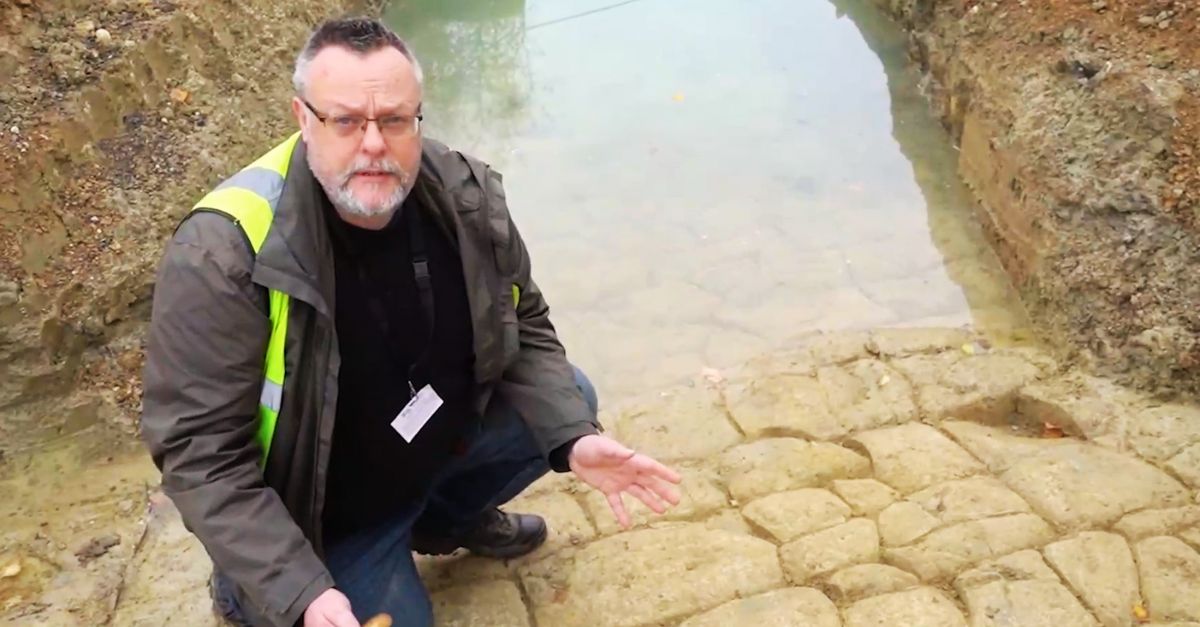 A work crew was building a road in France when they uncovered an ancient Roman villa.