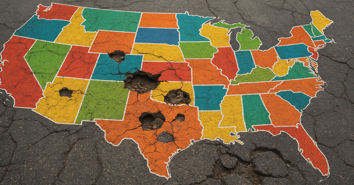 The States With The Worst Roads—Ranked According To Data (And Drivers)