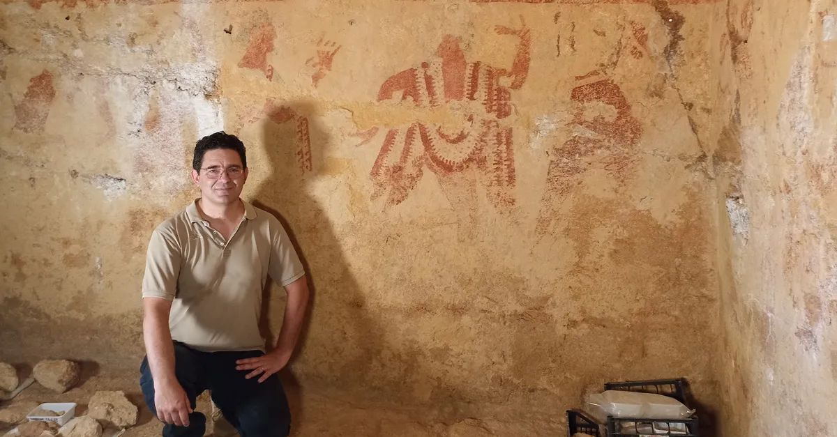 Archaeologists opened a 2,600-year-old tomb in Central Italy and revealed the remains of four wealthy Etruscans who time forgot.