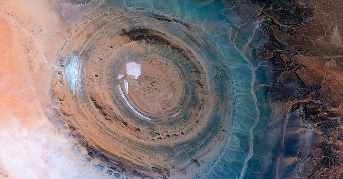 The Eye Of The Sahara Looks Like It Can't Possibly Be Natural