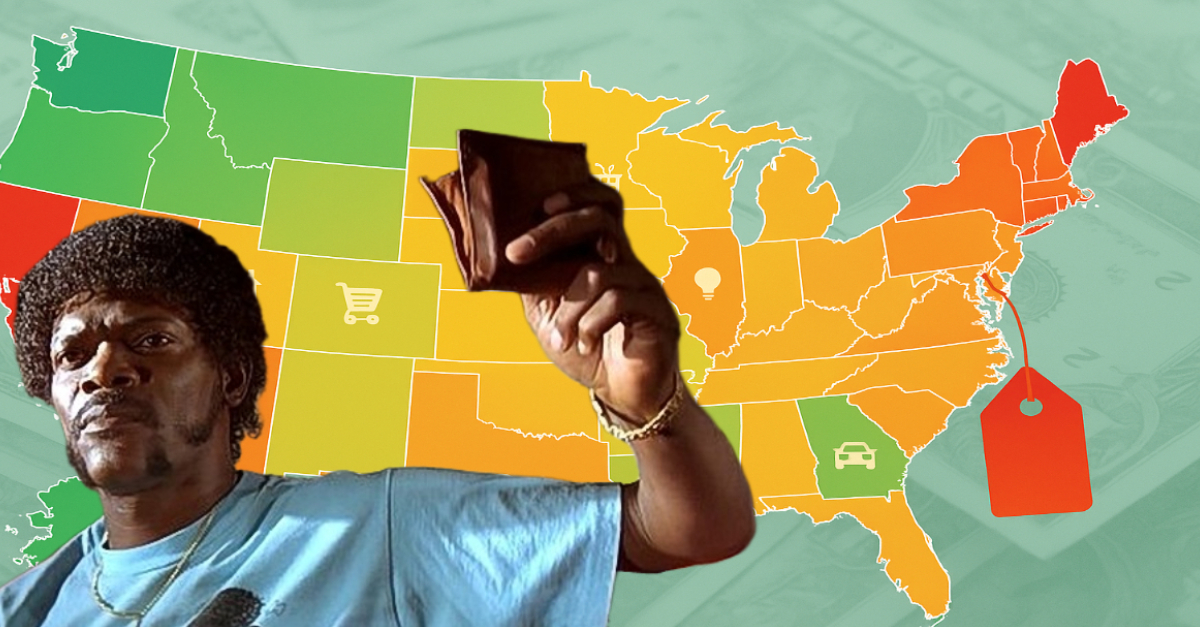 The Most Expensive States To Live In—Ranked According To Data