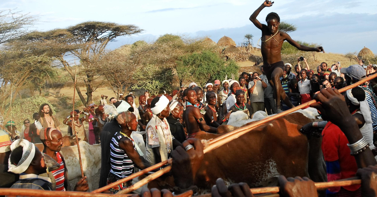 Inside The High-Stakes Bull Jumping Ceremony Of The Hamer Tribe
