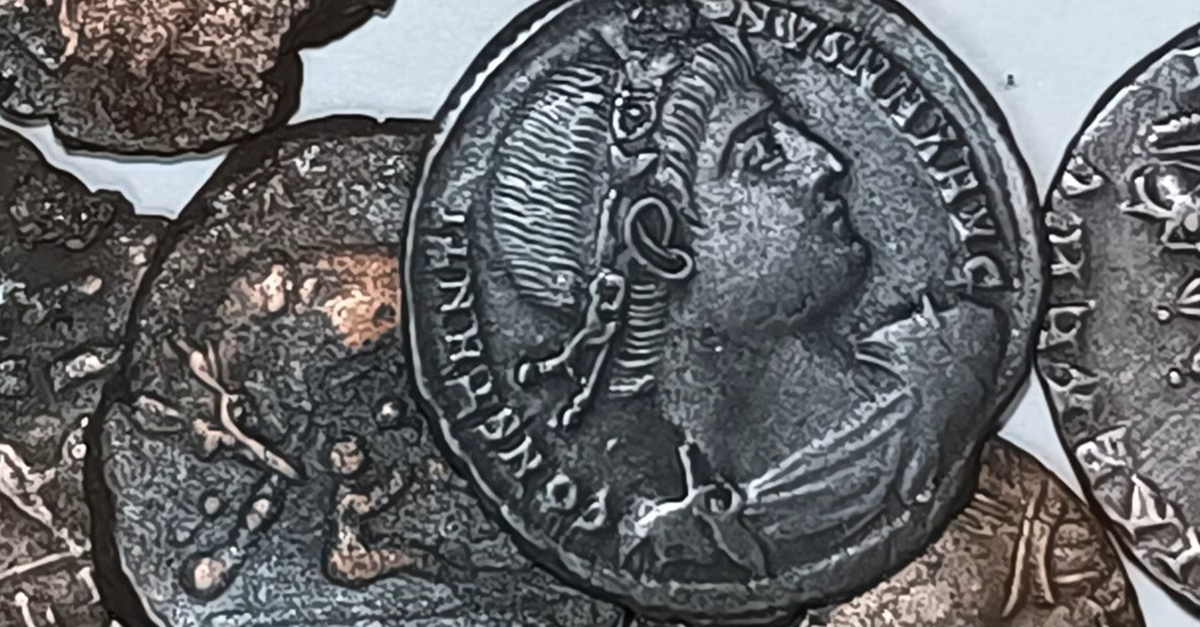 A scuba diver off the coast of Sardinia discovered a trove of 50,000 ancient Roman coins on the seafloor.