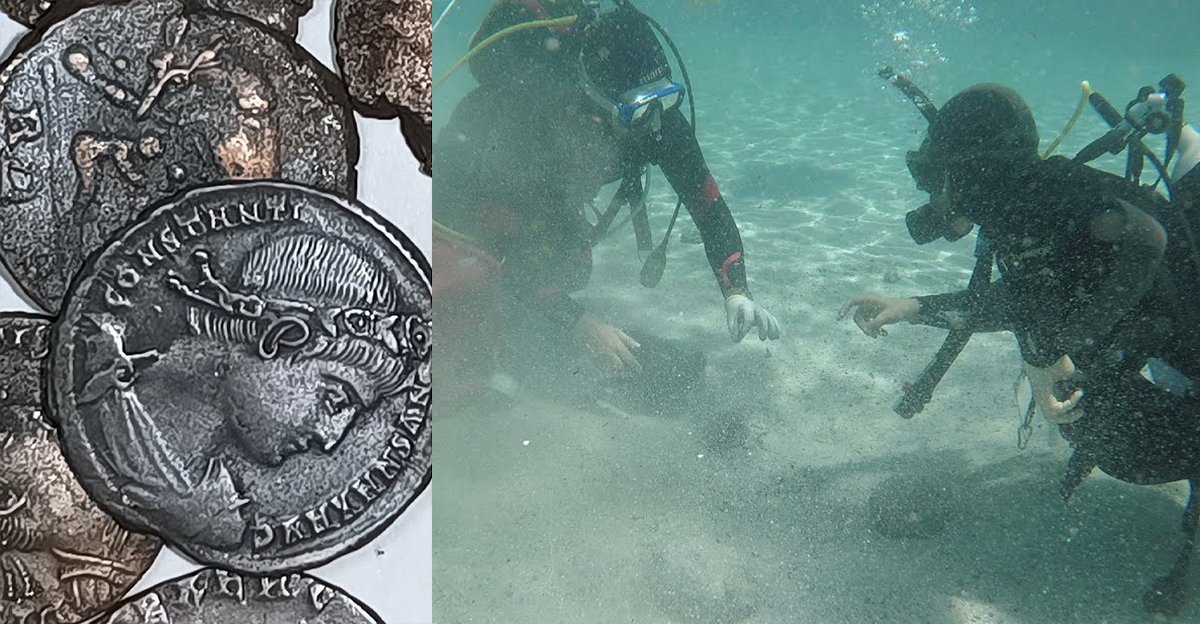 A scuba diver off the coast of Sardinia discovered a trove of 50,000 ...