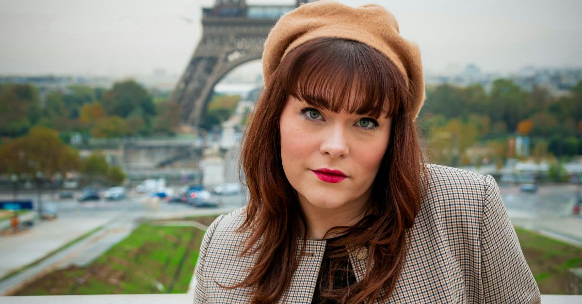 Elegant Woman in Paris