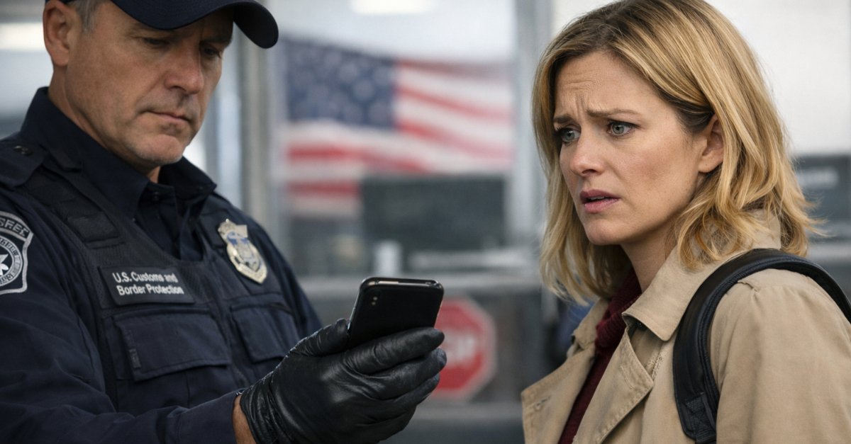 Woman Phone Checked At US Border
