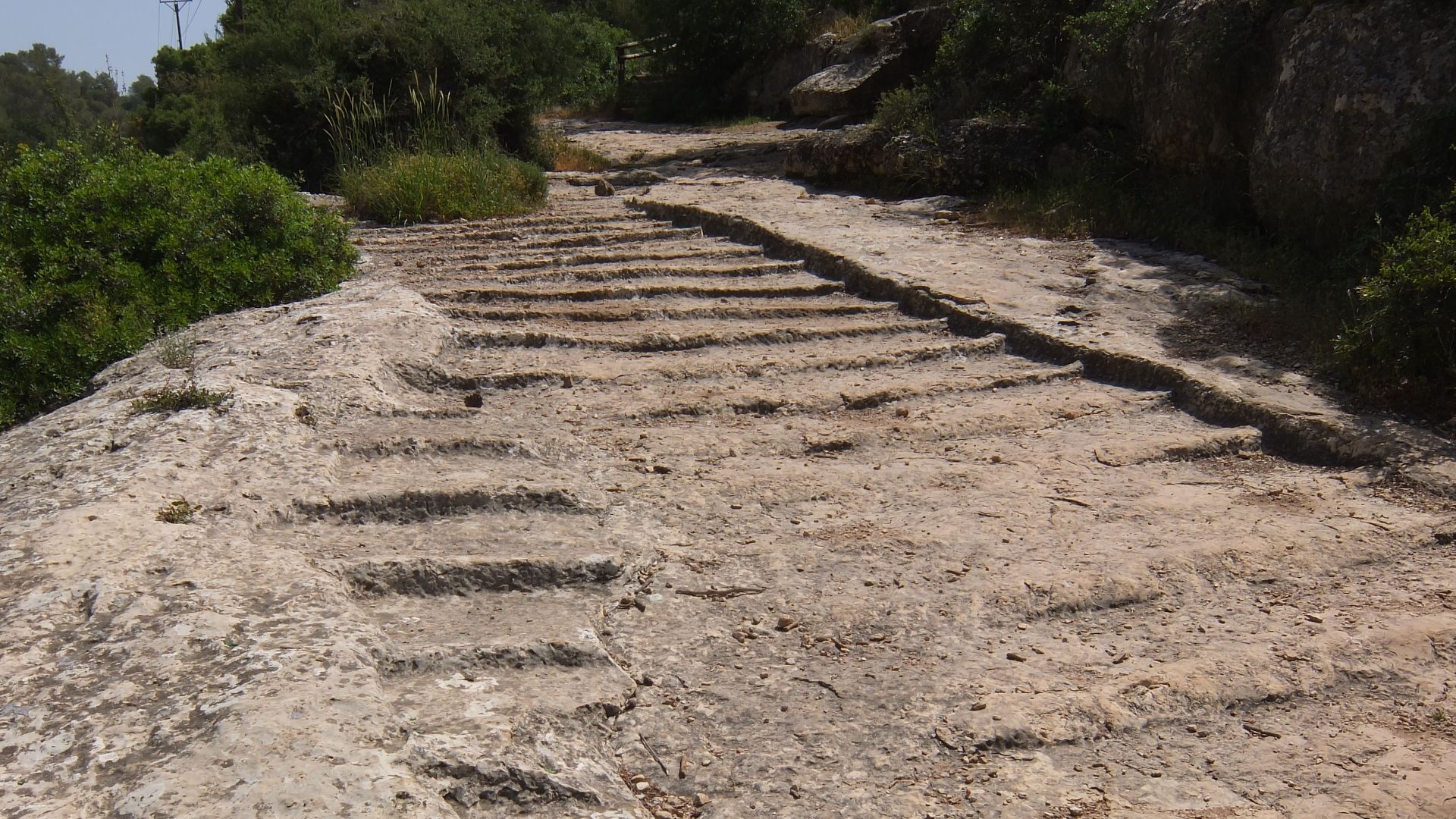 File:Carved steps along Ancient Roman Road.jpg