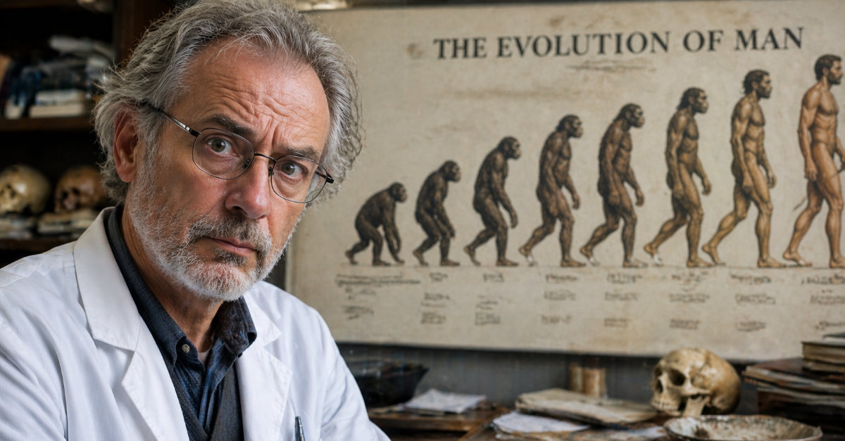 scientist and evolution image