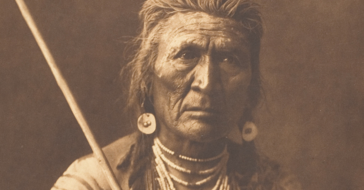 Wolf - Apsaroke by Edward S. Curtis. Unknown date and location.