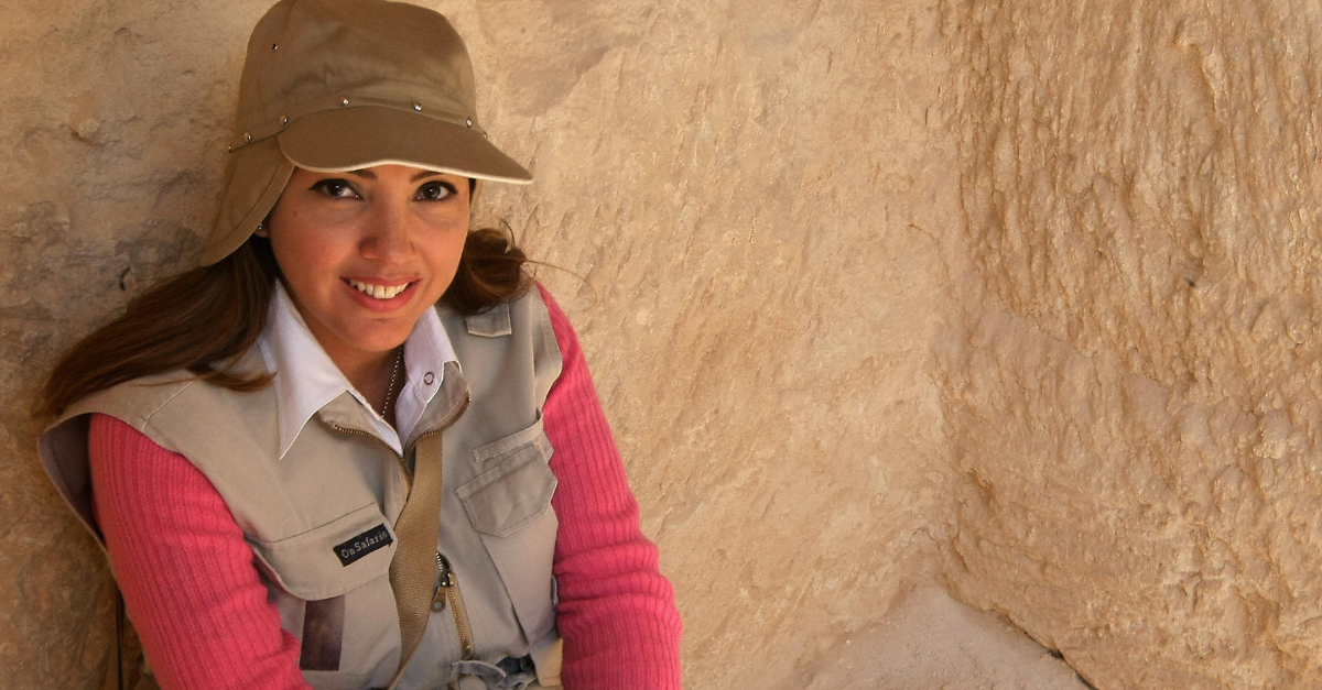 Kathleen Martinez, an Egyptologist from the Dominican Republic