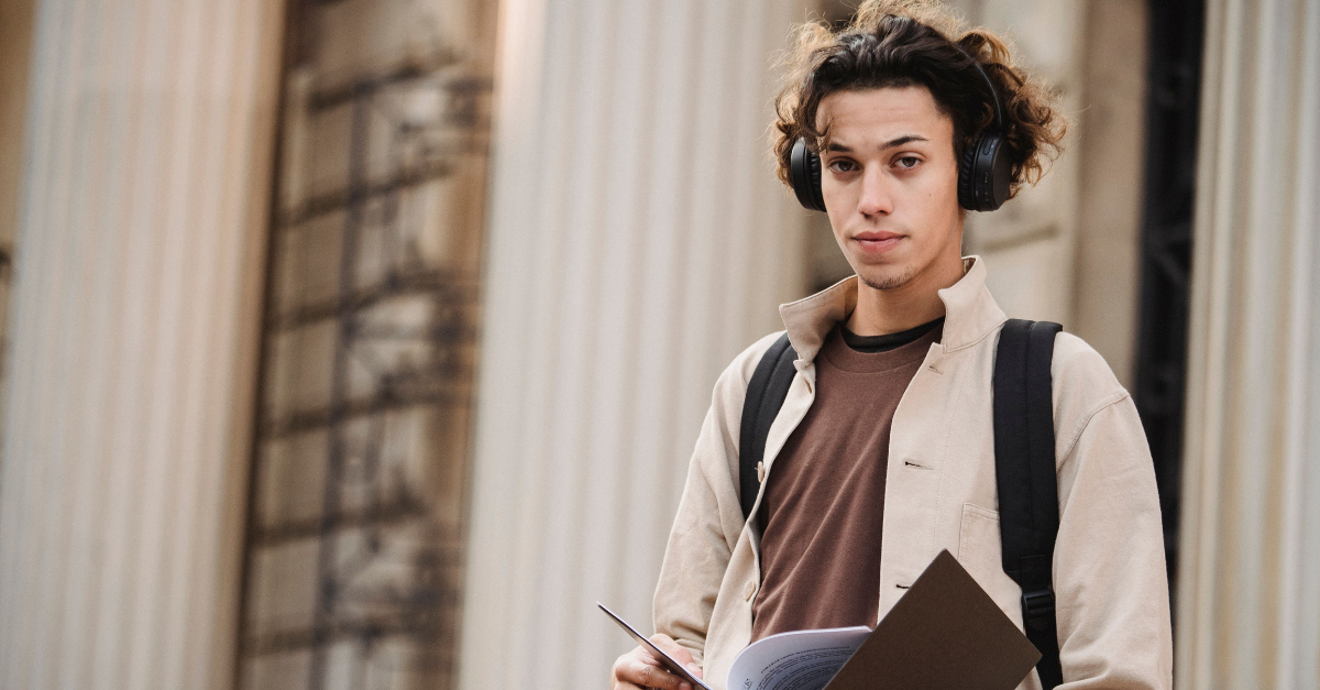 serious-student-in-wireless-headphones