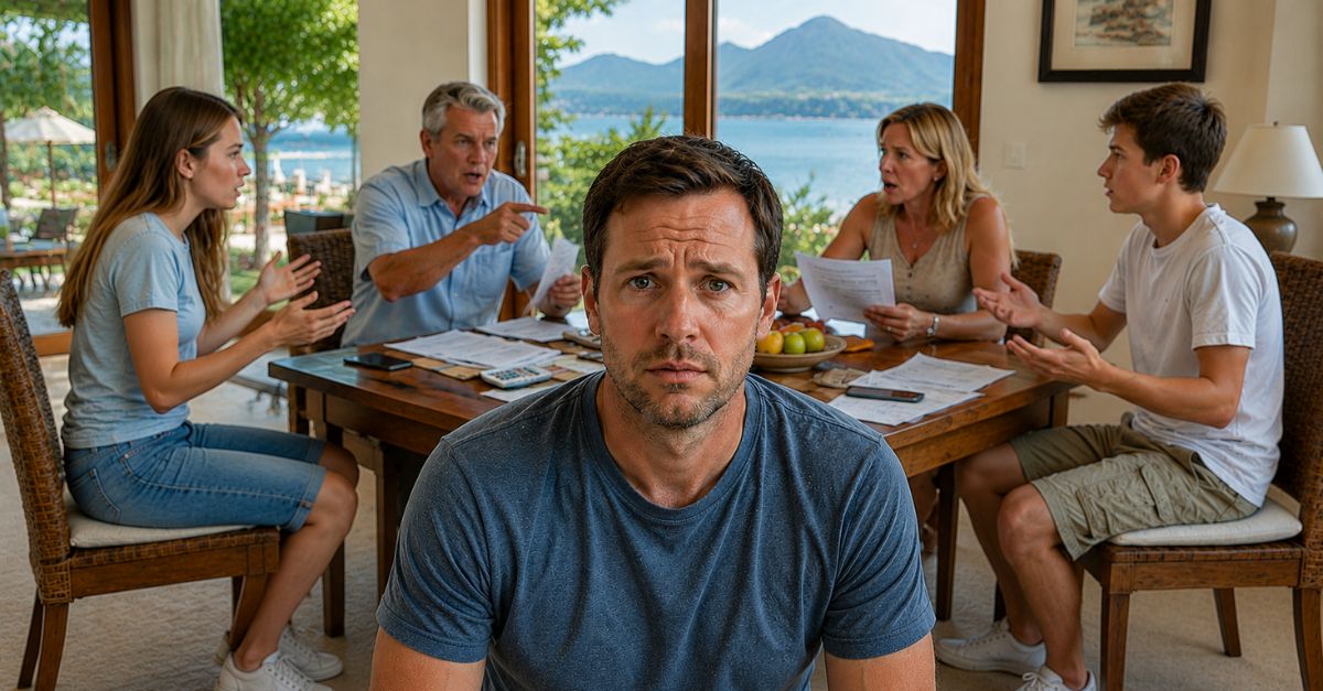 My family keeps booking group vacations and then arguing about money