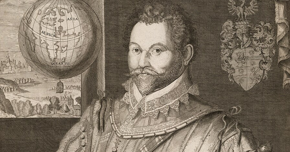 Contemporary portrait of Sir Francis Drake