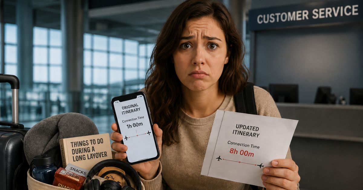 Long layover frustration at airport