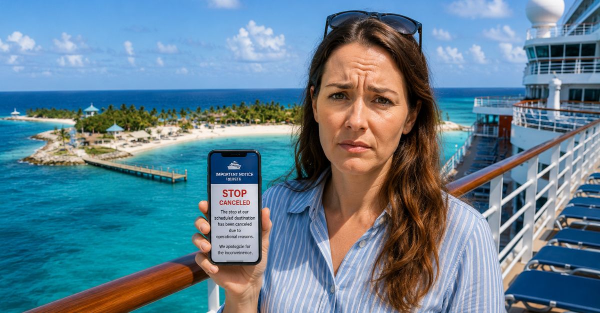 My cruise skipped its private island because of operational reasons.