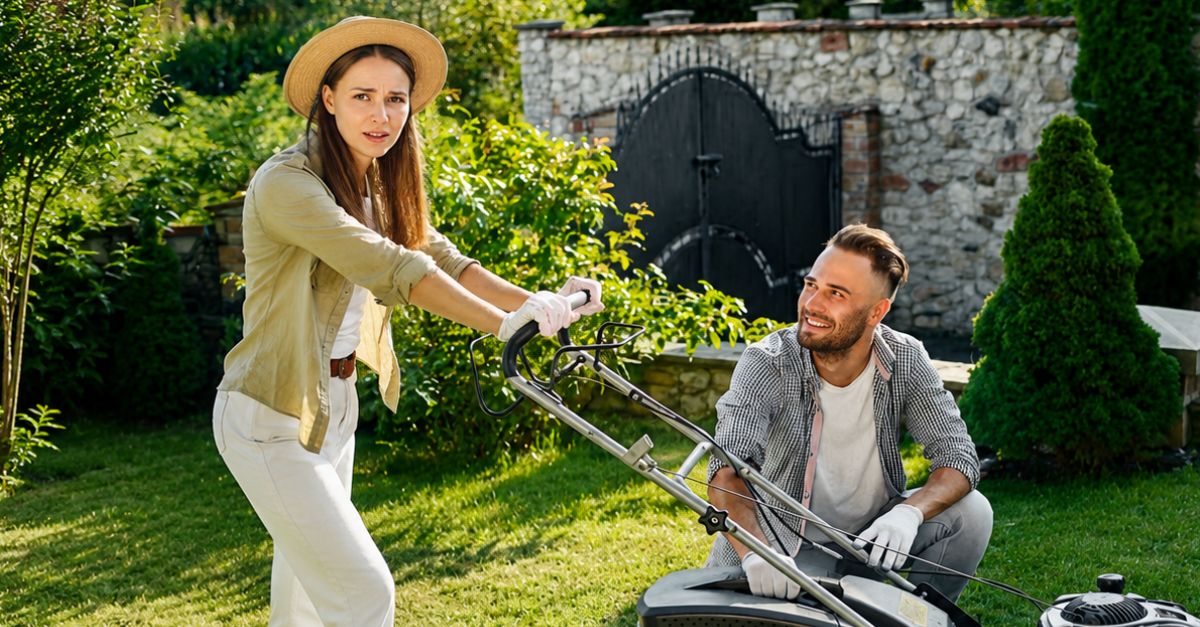 Mowing The Lawn