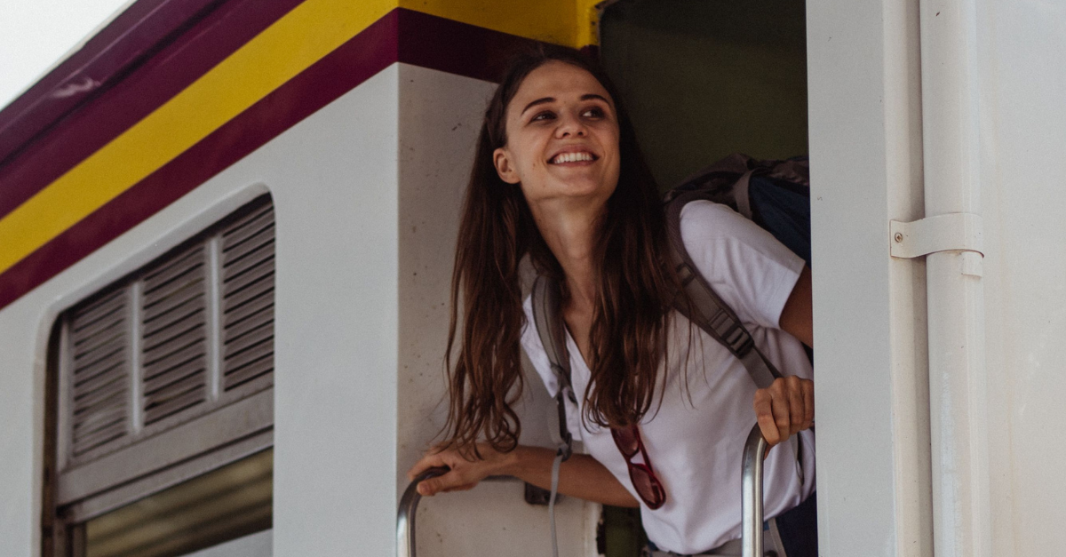 woman-on-train