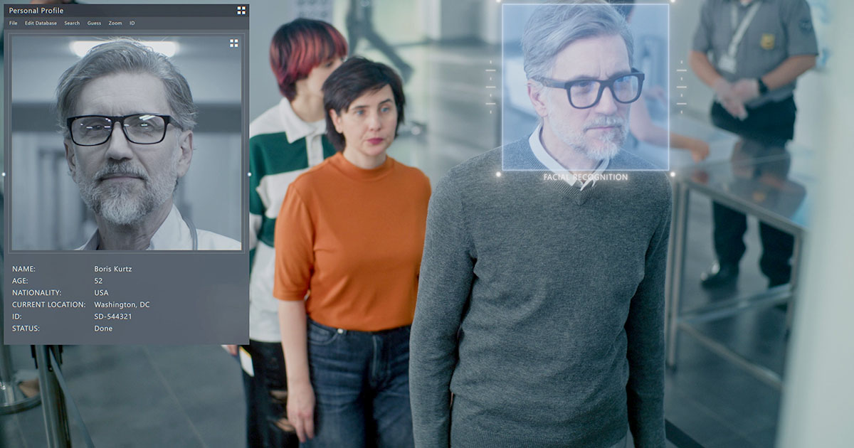 Facial recognition at the airport