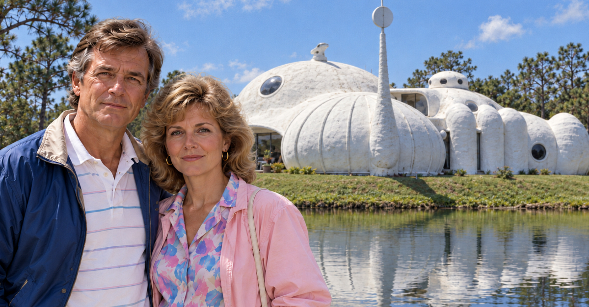 xanadu florida, man and woman in foreground