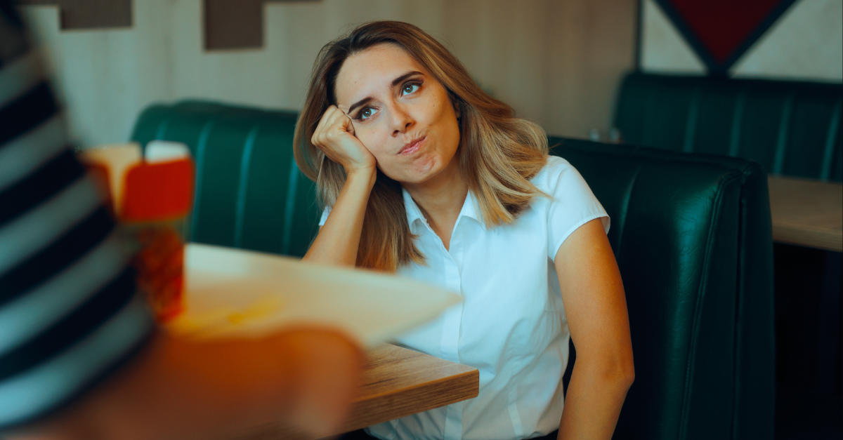 Customer Tired of Waiting for Her Food Order