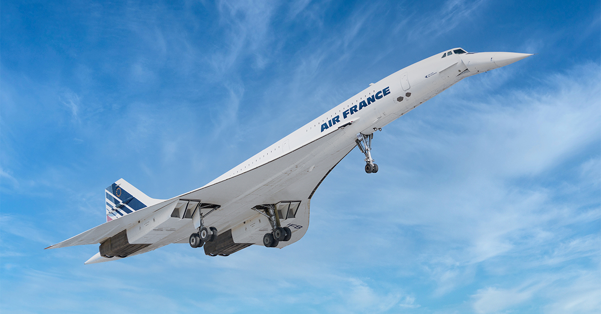 CONCORDE supersonic airplane takeoff picture. 01-09-2024, Sinsheim, Germany