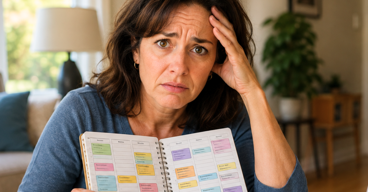 Overwhelmed by a Busy Schedule